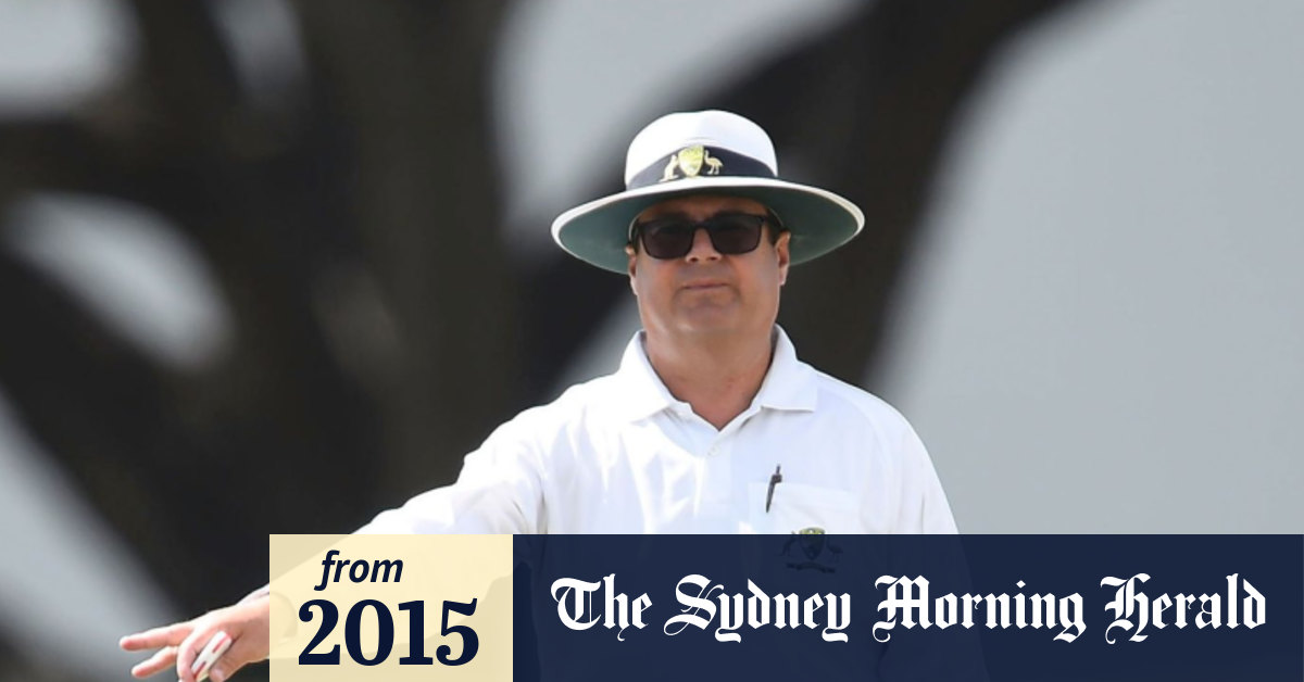 Australian umpire John Ward struck on head by cricket ball in India